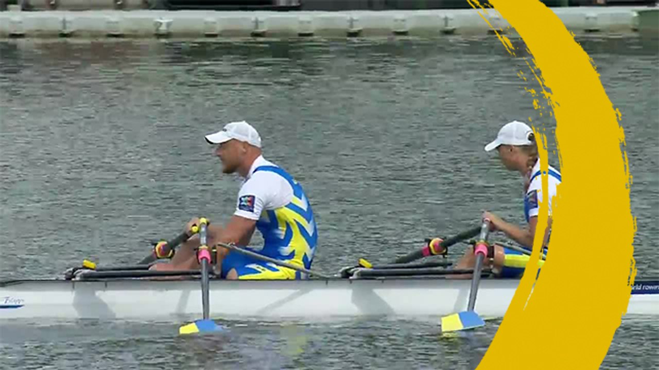 2019 World Rowing Championships - Linz, AUT - PR2 Mixed Double Sculls (PR2 Mix2x) - Semi Finals A/B 2