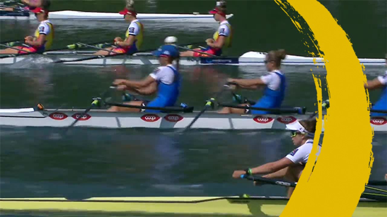 2019 World Rowing Championships - Linz, AUT - Women's Quadruple Sculls (W4x) - Final B