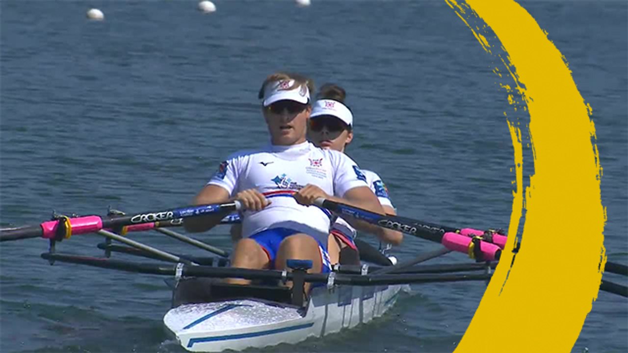2019 World Rowing Championships - Linz, AUT - PR2 Mixed Double Sculls (PR2 Mix2x) - Final A