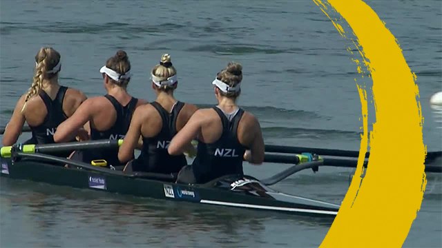 2019 World Rowing Championships - Linz, AUT - Women's Four (W4-) - Repechage 2