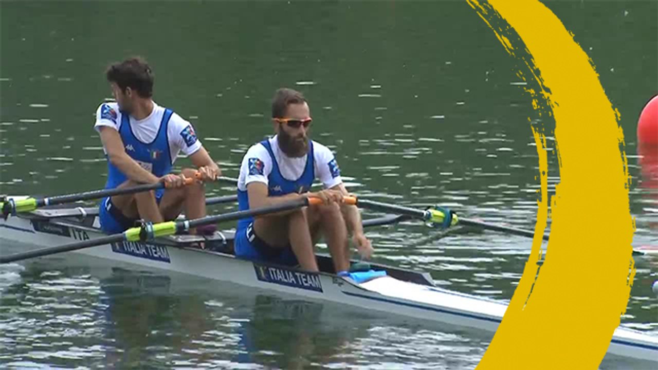 2019 World Rowing Championships - Linz, AUT - Lightweight Men's Double Sculls (LM2x) - Semi Finals A/B 1