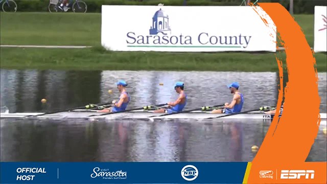 2019 World Rowing Under 23 Championships - Sarasota, USA - Lightweight Men's Quadruple Sculls (BLM4x) - Final A