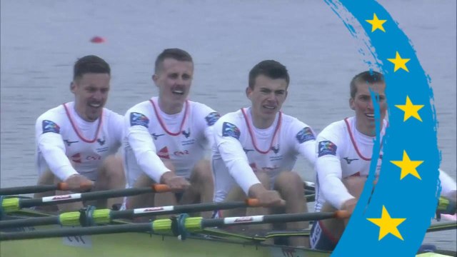 European Rowing Championships Varese ITA - Lightweight Men's Quadruple Sculls Final A (LM4X)
