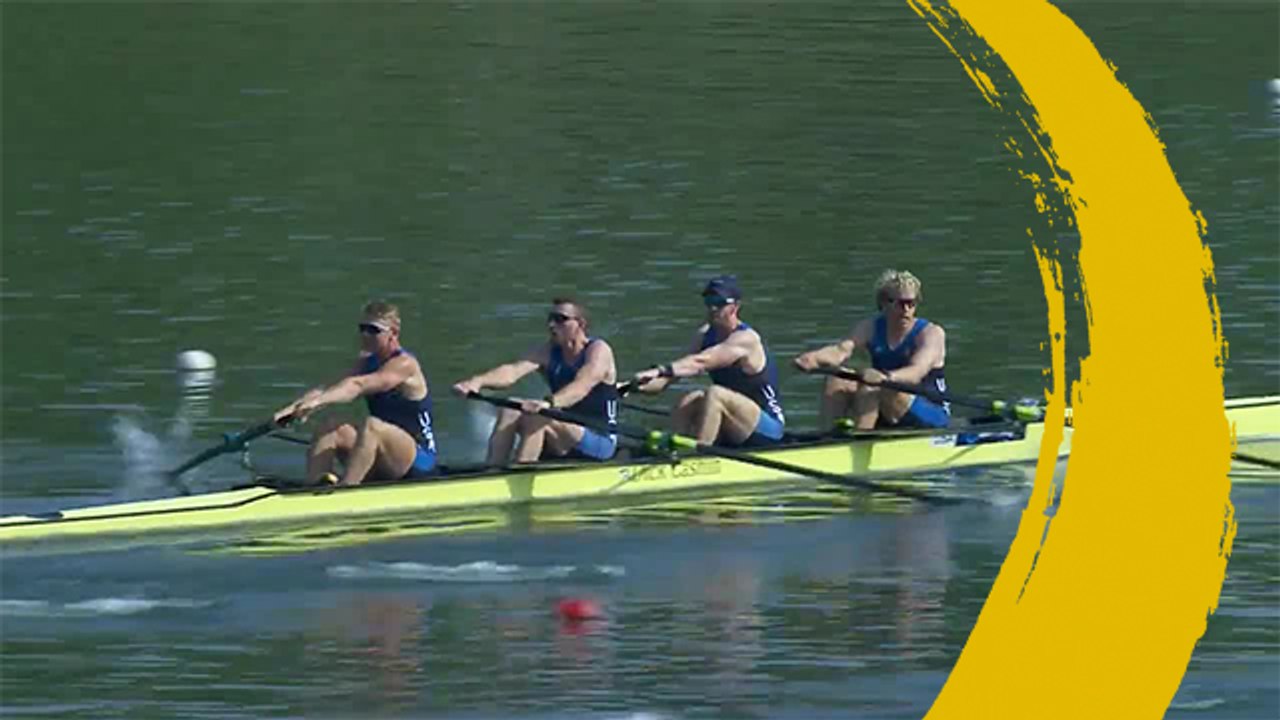 2019 World Rowing Championships - Linz, AUT - Men's Four (M4-) - Repechage 2