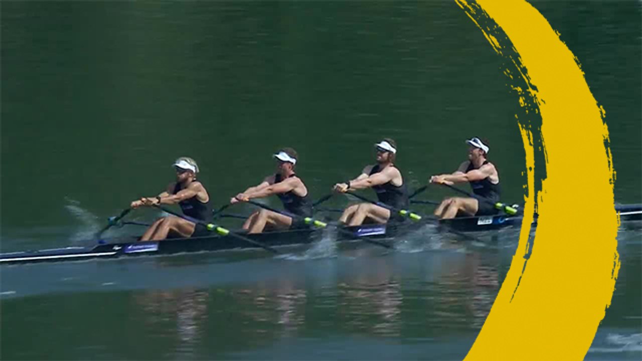2019 World Rowing Championships - Linz, AUT - Men's Quadruple Sculls (M4x) - Repechage 2