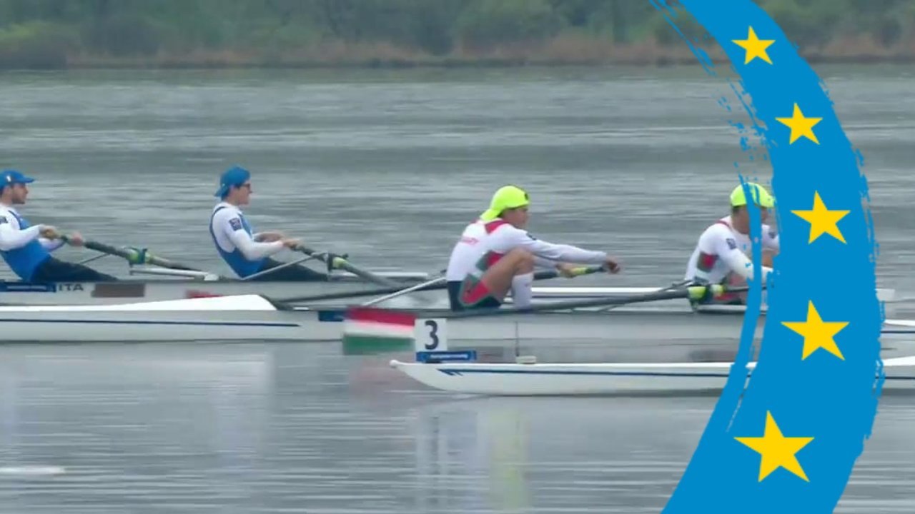 European Rowing Championships Varese ITA - Lightweight Men's Pair Final A (LM2-)