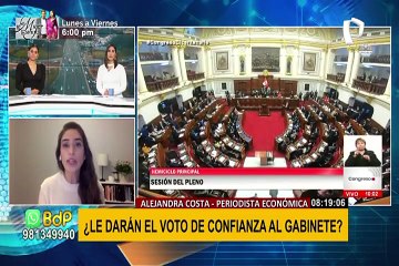 Alejandra Costa: “la percepción de qué podría pasar con la economía peruana, no es buena”