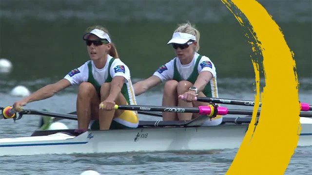 2019 World Rowing Championships - Linz, AUT - Lightweight Women's Double Sculls (LW2x) - Semi Finals A/B 1