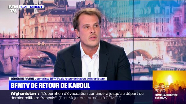 Dans quelles conditions se déroulent les évacuations d'Afghanistan ? Les explications de notre journaliste Jérémie Paire, de retour de Kaboul