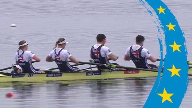 European Rowing Championships Varese ITA - PR3 Mixed Coxed Four Final A (PR3 Mix4+)