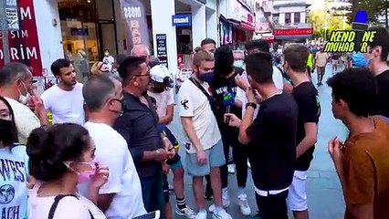 Sokak röportajında ekonomi tartışması: "Kardeşim senin doların mı var?"