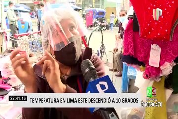 ¿A qué se deben bajas temperaturas registradas en Lima durante los últimos días?