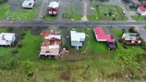 Aerial footage shows devastation in Louisiana as category 4 hurricane Ida makes landfall