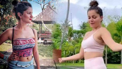 Rubina Dilaik ने Pool किनारे जोरदार स्टाइल में किया Belly Dance, Viral Video | FilmiBeat