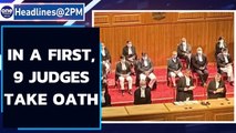 In a first, 9 Supreme Court judges take oath in one go | Oneindia News