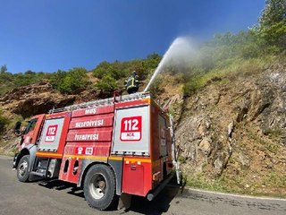 MUŞ'TAKİ ÖRTÜ YANGINI KONTROL ALTINA ALINDI