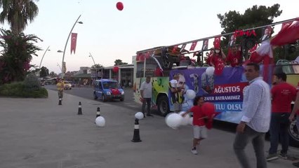 KEMER'DE ZAFER BAYRAMI COŞKUSU