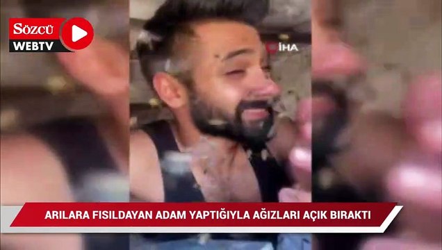 Arılara fısıldayan adam, yaptığıyla ağızları açık bıraktı