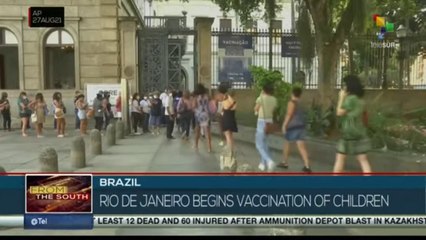 Brazil: Vaccination of children begins in Rio de Janeiro