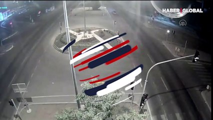 Yozgat'ta otomobilin bisikletli çocuğa çarpması kameraya yansıdı