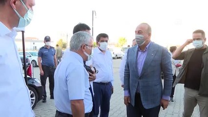 Çavuşoğlu, "Yangın Sonrası Koordinasyon Toplantısı"na katıldı