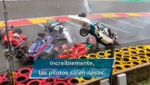 Video enseña brutal accidente en la W Series, el campeonato de pilotos mujeres