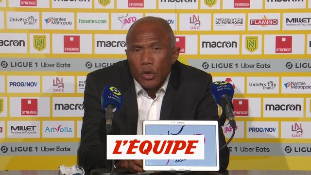 Kombouaré : « Une défaite très très frustrante » - Foot - L1 - Nantes