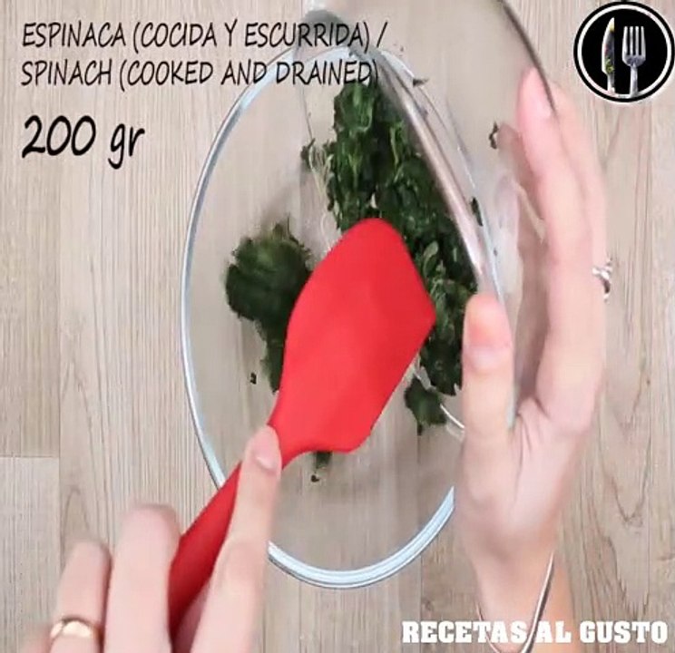 Castillas De Espinacas y Queso Fet Facil y Rapido