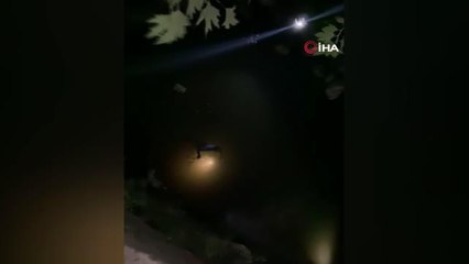 Şelaleden düştü, derede boğuldu