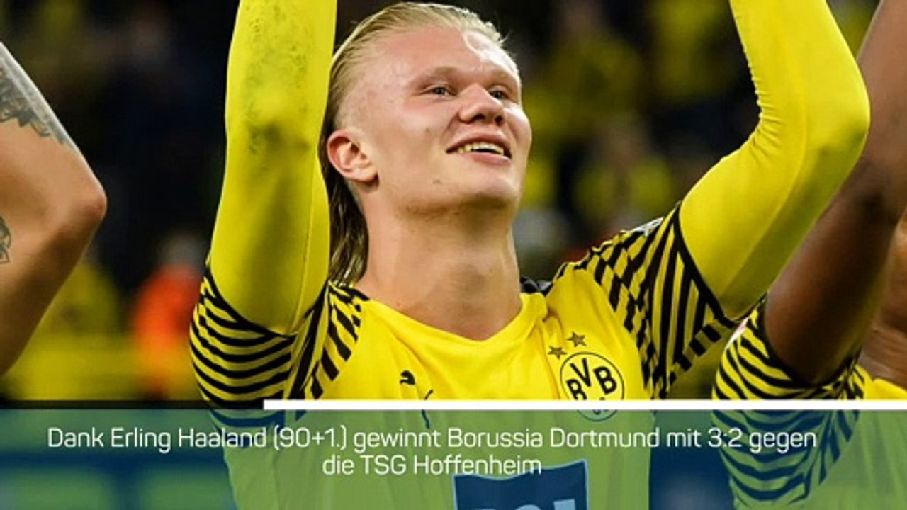 3:2! Haaland rettet Dortmund in letzter Minute