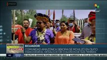 Comunidad amazónica exigió a la Corte de Ecuador el desalojo de colonos de sus tierras ancestrales