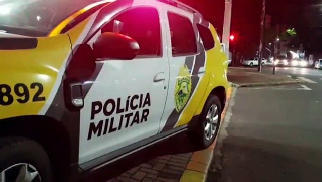 Suspeito de causar estragos em posto de combustíveis desacata policiais e é detido no Centro de Cascavel