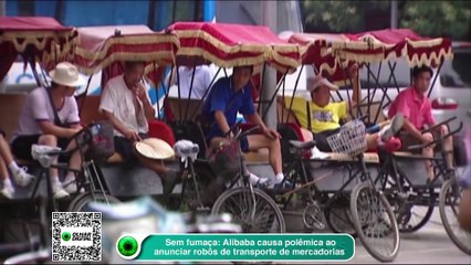 Sem fumaça Alibaba causa polêmica ao anunciar robôs de transporte de mercadorias