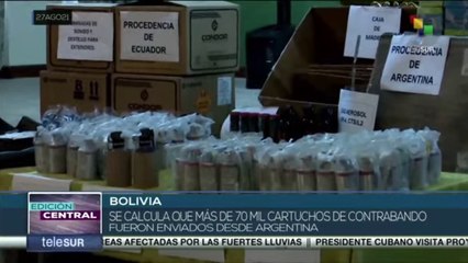 Bolivia: Continúa búsqueda de material represivo enviado por gobierno argentino de Mauricio Macri