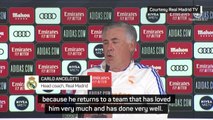 Ronaldo is back at the club that loves him - Ancelotti