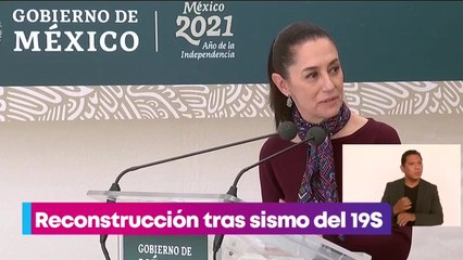 Reconstrucción de la CDMX tras 19S costará 15.7 mil mdp: Sheinbaum