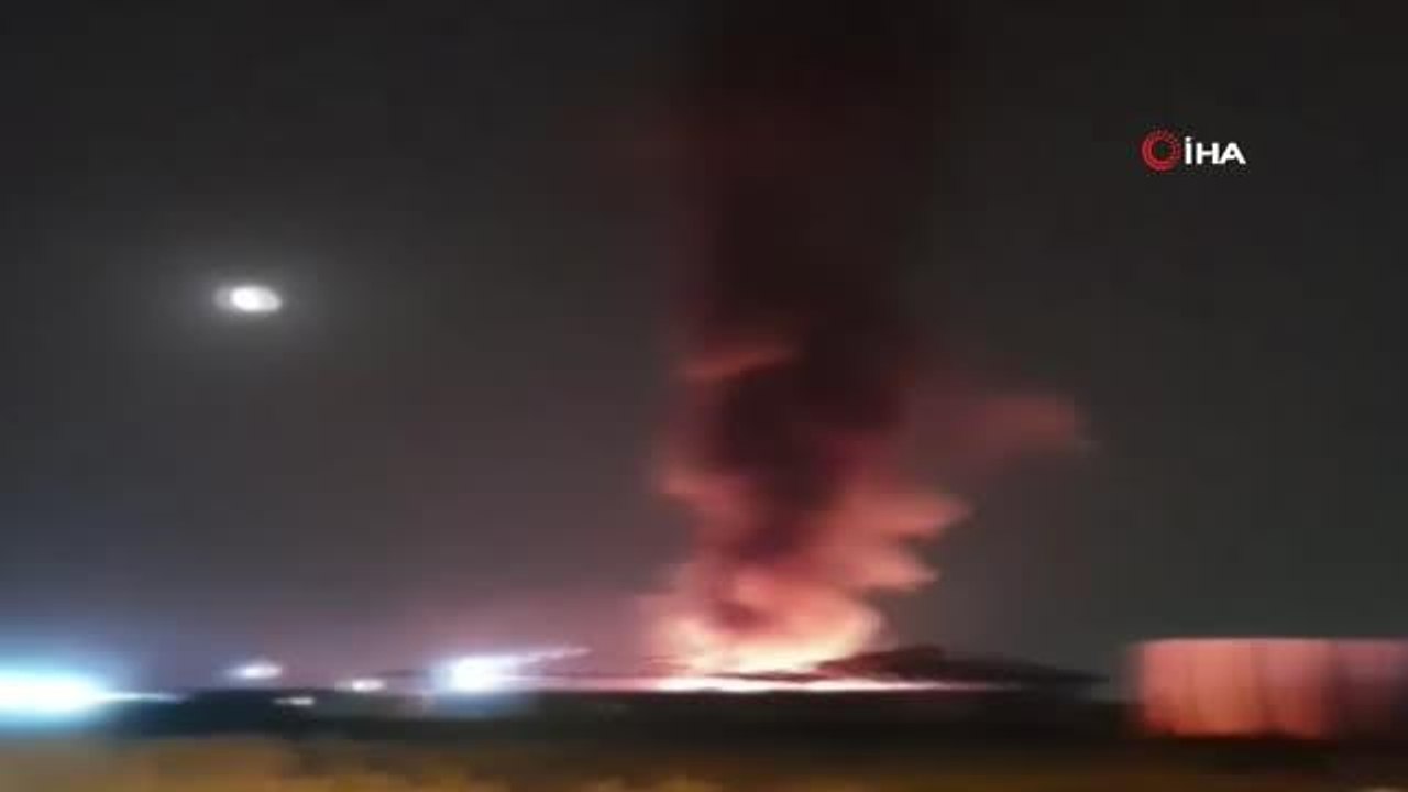 Geri dönüşüm tesisi alevlere teslim oldu