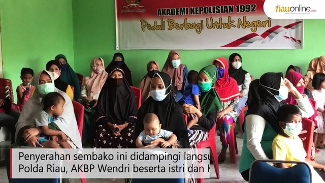 HARUU !! SUDAH 29 TAHUN MENGABDI ALUMNI AKPOL 1992 POLDA RIAU BAGIKAN 556 PAKET SEMBAKO !!