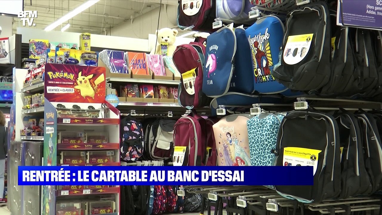Rentrée : le cartable au banc d'essai - 28/08
