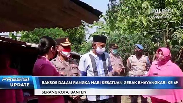 Jumat Barokah, Polres Serang Kota Berikan Bantuan 50 Paket Sembako Kepada Purnawirawan Polri dan Warakawuri