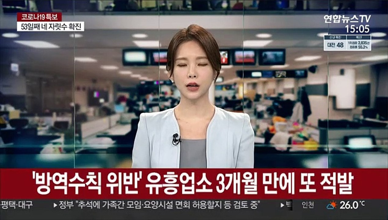 '방역수칙 위반' 유흥업소 3개월 만에 또 적발