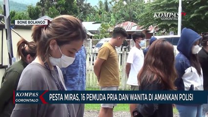 Pesta Miras, Belasan Pemuda Diamankan Polisi