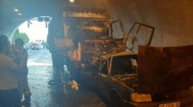 İzmir’de korkunç kaza: Otomobil alev aldı, 4 ölü