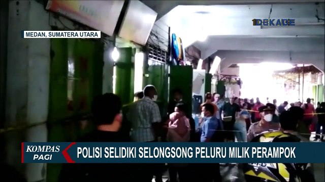 Perampokan Toko Emas di Medan, Polisi Periksa Selongsong Peluru yang Ada di Sekitar TKP