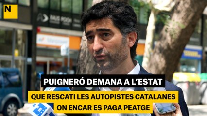 Puigneró demana a l'Estat que rescati les autopistes catalanes on encara es paga peatge