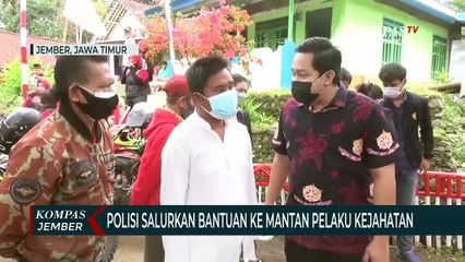 Polisi Salurkan Bantuan ke Mantan Pelaku Kejahatan