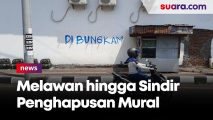 Coretan Dinding Seniman Jogja, Melawan hingga Sindir Penghapusan Mural oleh Aparat