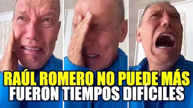 RAÚL ROMERO ROMPE EN LLANTO TRAS SU REGRESO A LOS ESCENARIOS: FUERON TIEMPOS DIFÍCILES