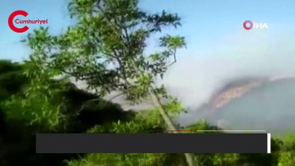 Tunceli’deki orman yangını devam ediyor