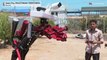 Gazan engineers create firefighting robot from scrap